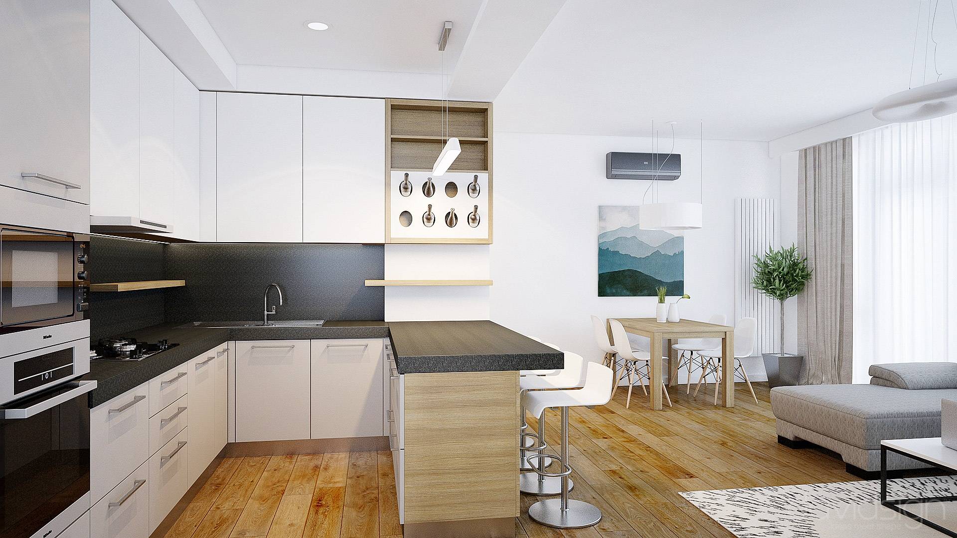 Design interior Contemporary Apartment in Oradea Oradea România Davidsign - 3