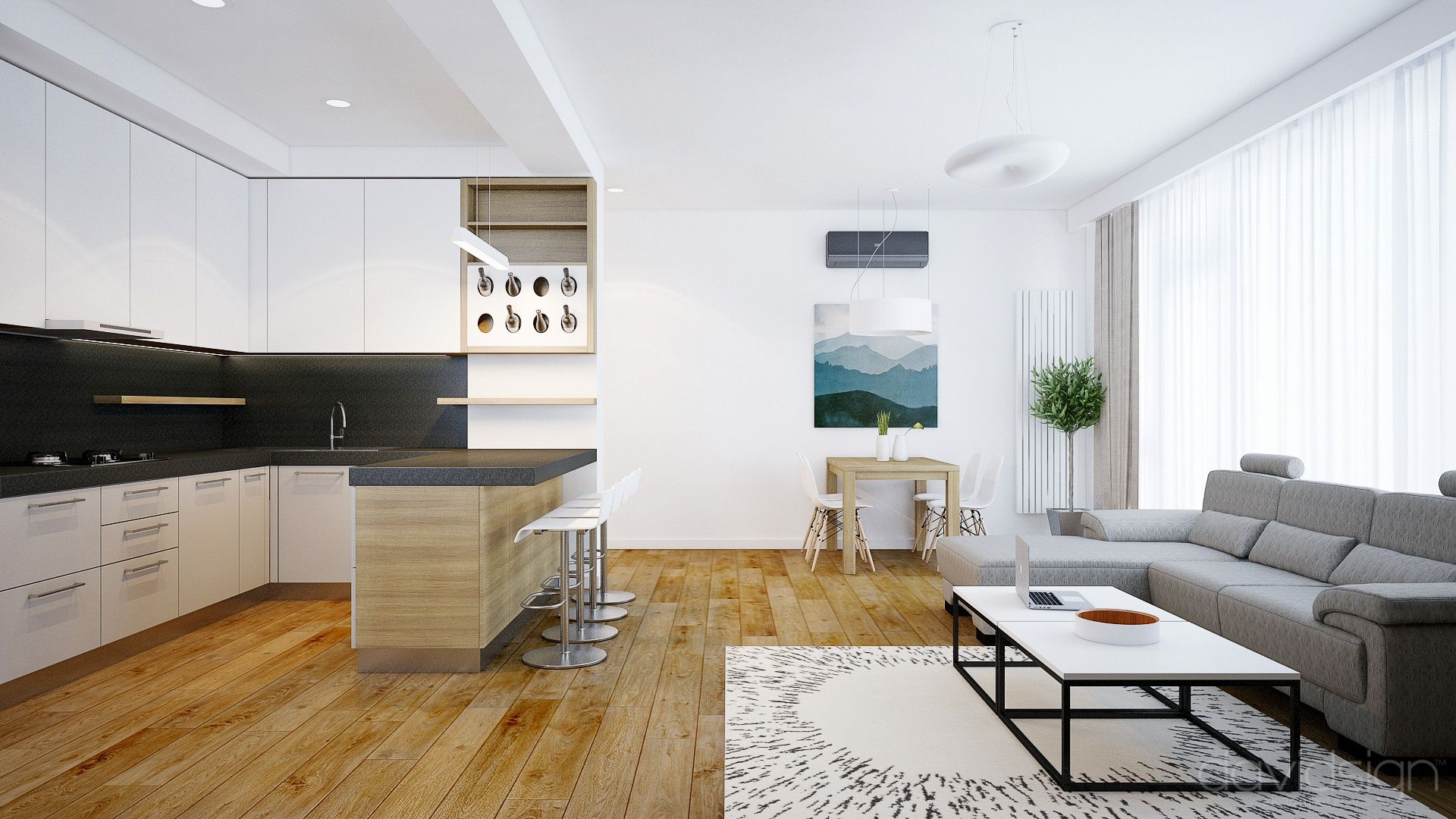 Design interior Contemporary Apartment in Oradea Oradea România Davidsign - 5