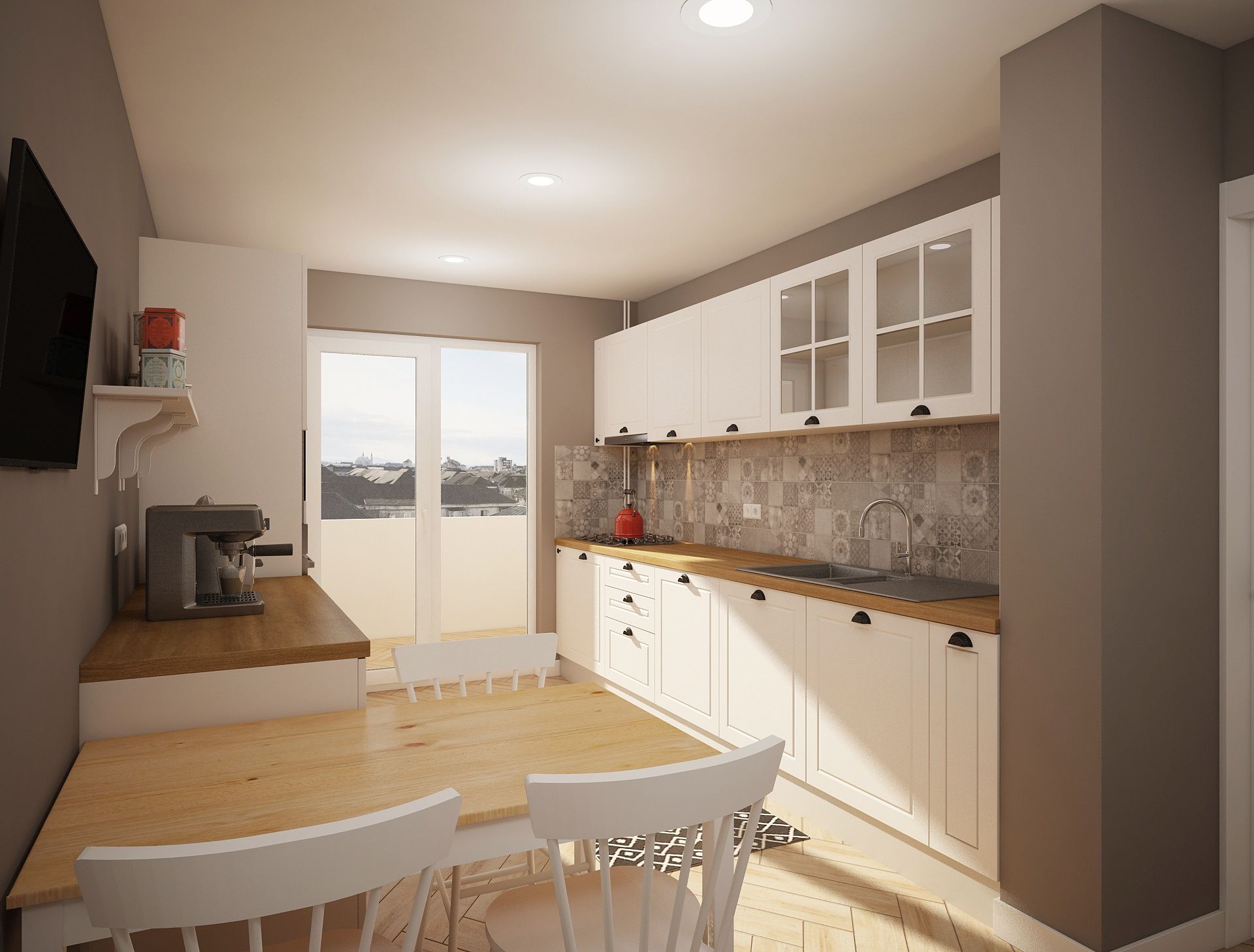 Four-Room Apartment in Oradea