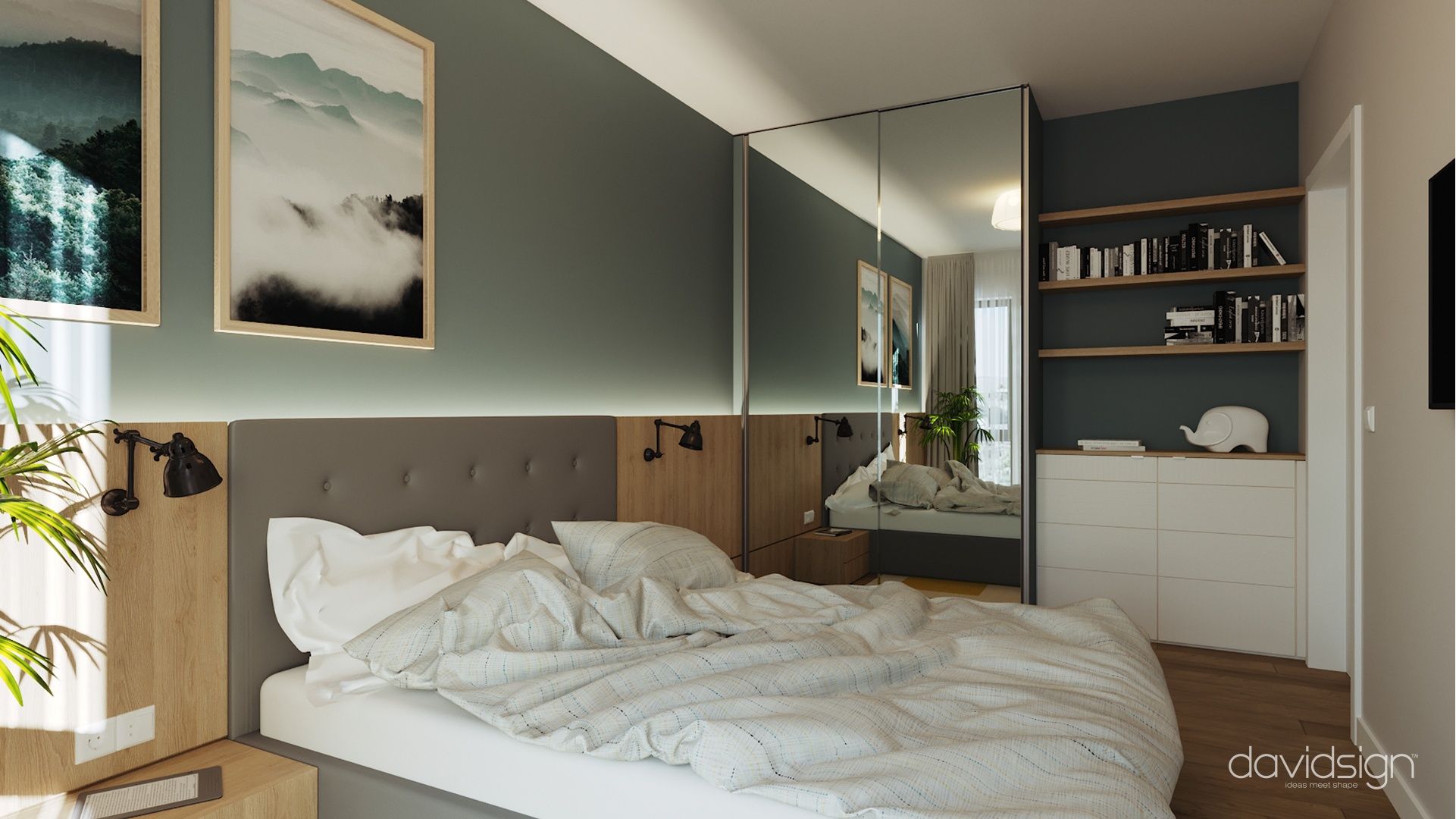 Design interior Two-Room Apartment in West Residence Oradea Oradea România Davidsign - 6