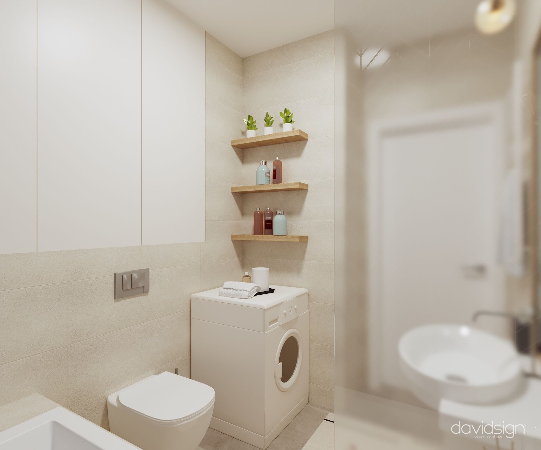 Design interior Two-Room Apartment in West Residence Oradea Oradea România Davidsign - 9
