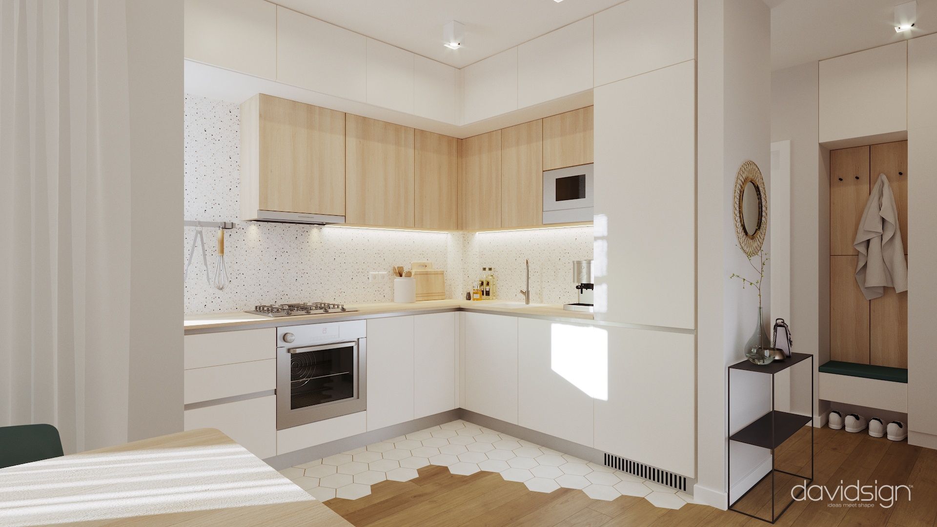 Design interior Two-Room Apartment in West Residence Oradea Oradea România Davidsign - 2